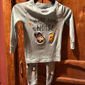 Old Navy Blue Pajama Set Cozy Sleepwear